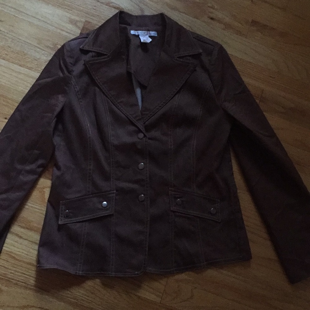 Brown blazer